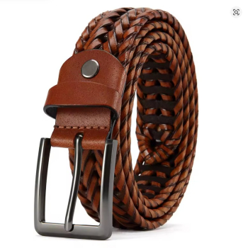 Gürtel - mit Schnalle - BRAIDED - Chestnut / CE - versch. Längen - 105cm bis 125cm