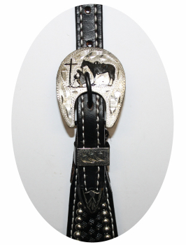 "SST" Kopfstück - Show - V-Stirnband - BLACK - 12644-Blk