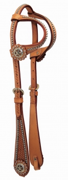 Preview: "EE Tack" Kopfstück - Doppeleinohr - SPOTS - 3 Farben