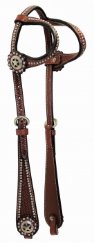 Preview: "EE Tack" Kopfstück - Doppeleinohr - SPOTS - 3 Farben