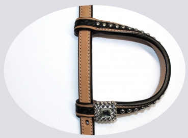 Preview: "SN Tack" Kopfstück - Doppeleinohr - Show - HS159