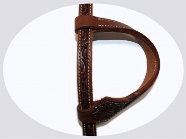 Preview: "SN Tack" Kopfstück - Doppeleinohr - Show - HS161