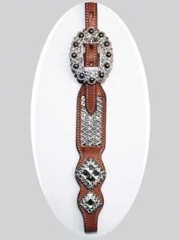 Preview: "SN Tack" Kopfstück - Doppeleinohr - Show - HS163