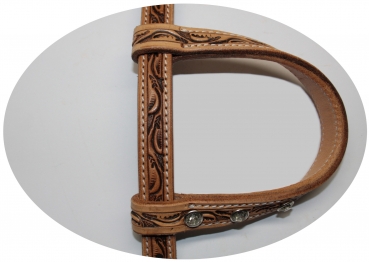 Preview: "SN Tack" Kopfstück - Doppeleinohr - Show - HS-SET025