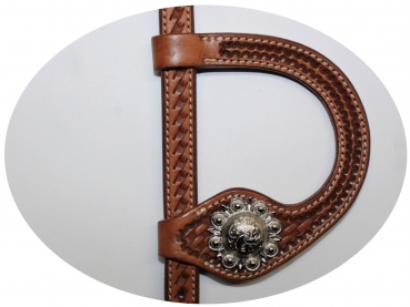 Preview: "SN Tack" Kopfstück - Doppeleinohr - Show - HS009