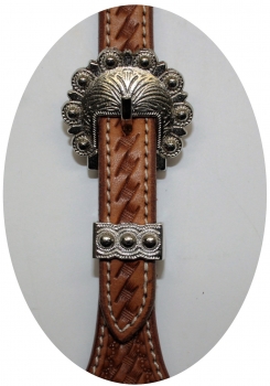 Preview: "SN Tack" Kopfstück - Doppeleinohr - Show - HS009