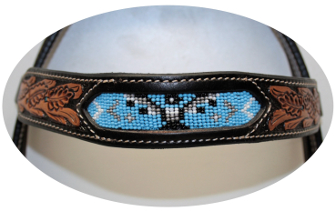 Preview: "EE Tack" Kopfstück - Stirnband - Show - S-2025