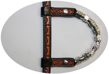 Preview: "EE Tack" Show Kopfstück - Doppeleinohr - N-1050