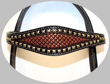 Preview: "EE Tack" Show Kopfstück - Stirnband - N-302