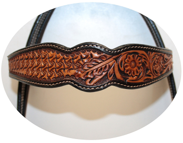 Preview: "EE Tack" Show Kopfstück - Stirnband - PC-1211