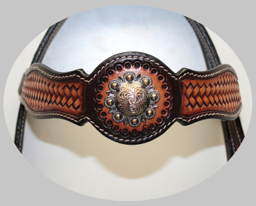 Preview: "EE Tack" Show Kopfstück - Stirnband - L-198