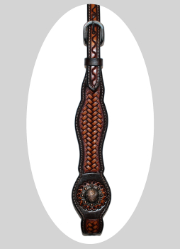 Preview: "EE Tack" Show Kopfstück - Stirnband - L-198