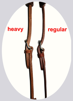 Preview: "EE Tack" Kopfstück - Doppeleinohr - Heavy Harness