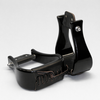 Preview: Premium Holzsteigbügel - Flat Bottom - 3´´ - JKST48-3