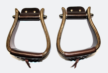 Preview: Premium Holzsteigbügel - Angled / Offset - 3´´ - JKST58-3