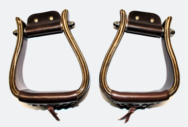 Preview: Premium Holzsteigbügel - Angled / Offset - 3´´ - JKST58-3