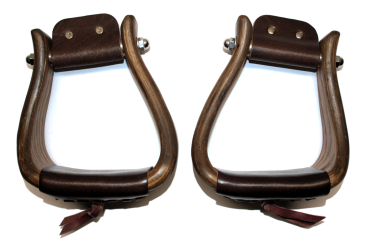 Preview: Premium Holzsteigbügel - Angled / Offset - JKST79-3