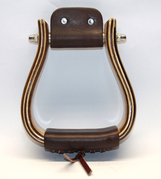 Preview: Premium Holzsteigbügel - Flat Bottom - 2´´ - JKST28-2