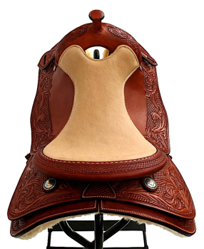 IN STOCK !!   "Dirk´s Custom Saddles"  - Premium LADY Reining Saddle - 15,5´´ (Made in Germany)