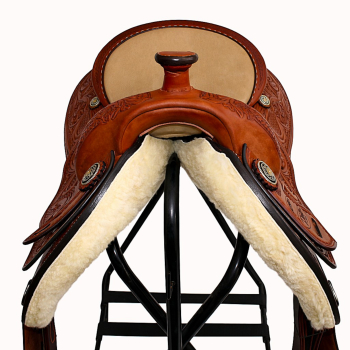 IN STOCK !!   "Dirk´s Custom Saddles"  - Premium LADY Reining Saddle - 15,5´´ (Made in Germany)