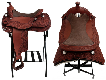 IN STOCK !!   "Dirk´s Custom Saddles"  - Premium Reining Saddle - 16,5´´ (Made in Germany)