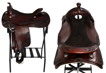 IN STOCK !!  "Dirk´s Custom Saddles"  - Premium Reining Saddle - 16,5´´ (Made in Germany)