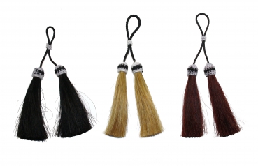 Horse Hair Tassel - DOPPELT / Double - verschiedene Farben