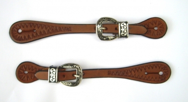 "EE Tack" Sporenriemen - US Leder - L-161