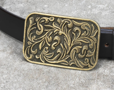 "ILC" Belt Buckle - Sheridan Rectangle - AB - 170044-02