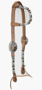 "EE Tack" Kopfstück - Show - #46426 - MITTEL