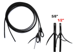 "BCL" Waterloop Reins – 8 ft x 1/2´´ - BLACK